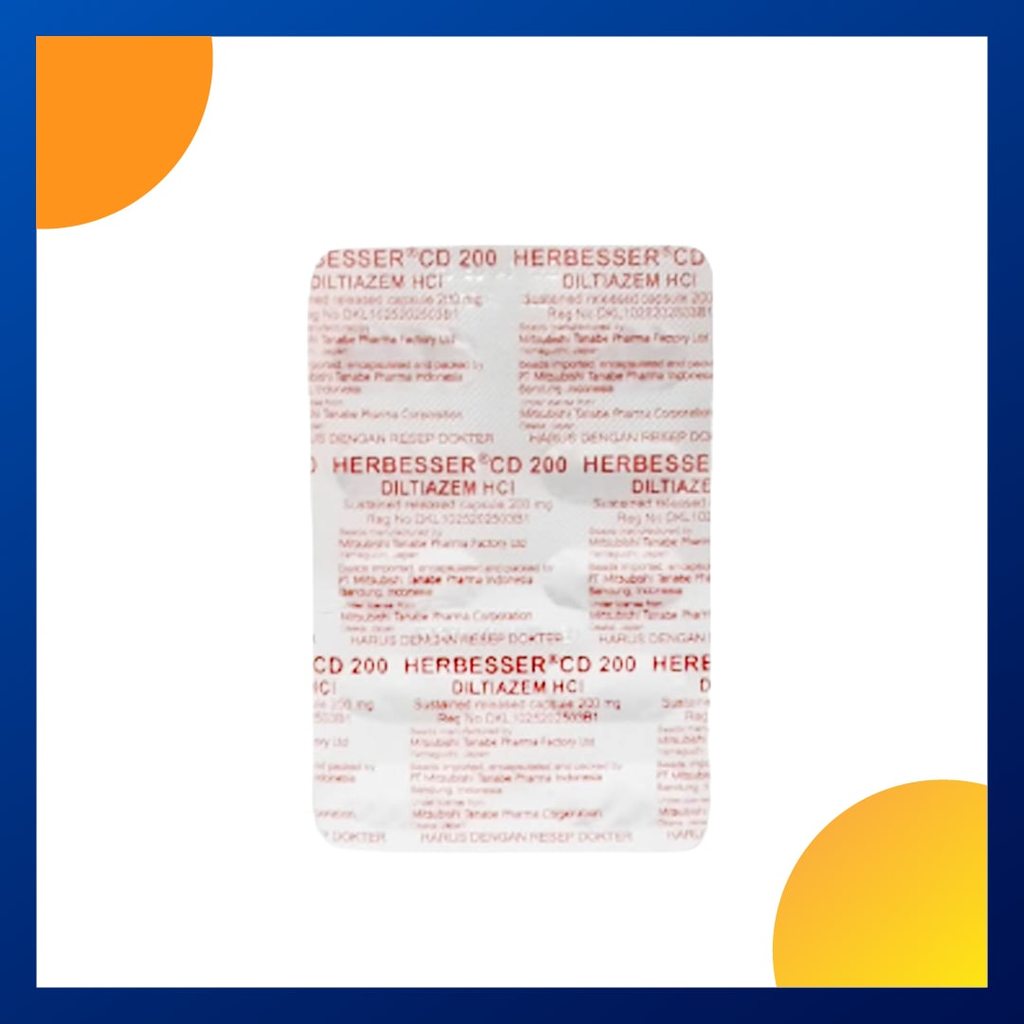 HERBESSER CD 200 200 MG 1 BLISTER @ 10 KAPSUL LEPAS LAMBAT