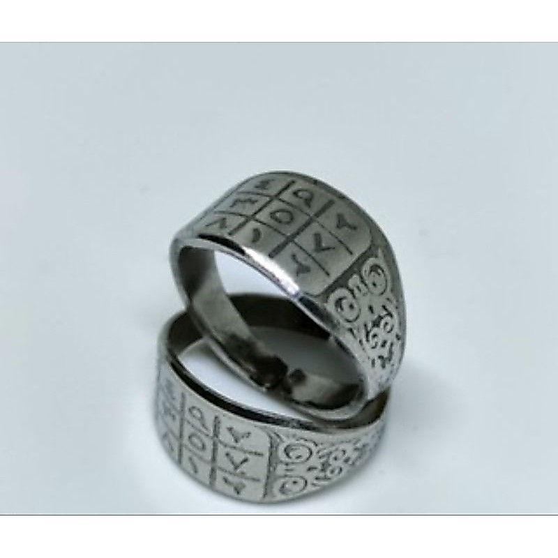 Cincin Titanium Polos Motif Islami Ukuran Lengkap Anak hingga