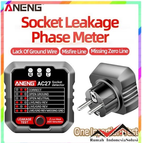 

- ANENG Smart Socket Detector Check Voltage - AC27 -