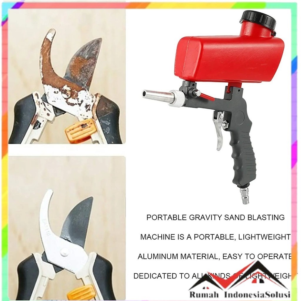 

- JOUSTMAX Sand Blaster Gravity Pneumatic Gun 90 PSI - AS118-3 -