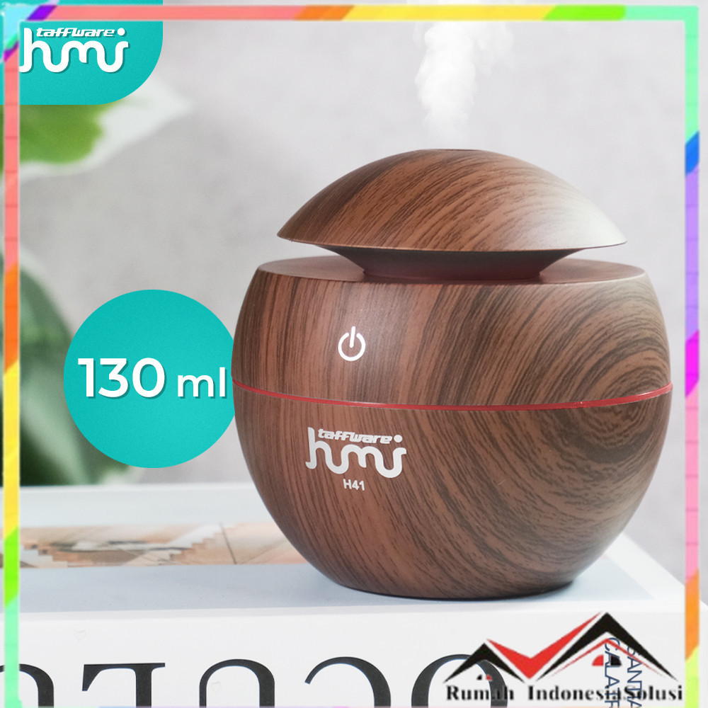 

- Taffware HUMI Air Humidifier Aromatherapy Oil Diffuser Wood 130ml - H41 -