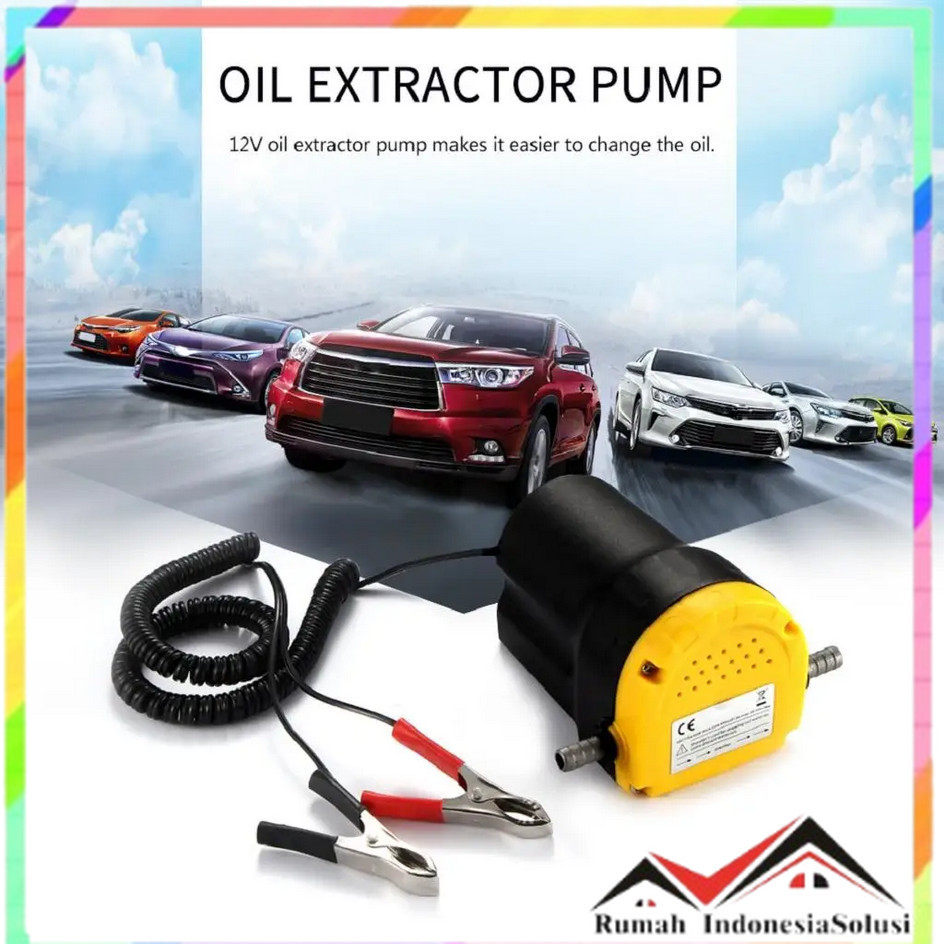 

- S AMP Pompa Elektrik Transfer Oli Mobil Fluid Oil Extractor Pump 12V - A3 -