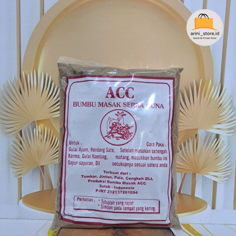 

BUMBU ACC SERBA GUNA 250 GRAM ASLI SOLOK SUMBAR