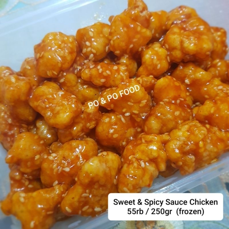 

Sweet & Spicy Sauce Chicken 250gr frozen | Ayam Saus Pedas Manis
