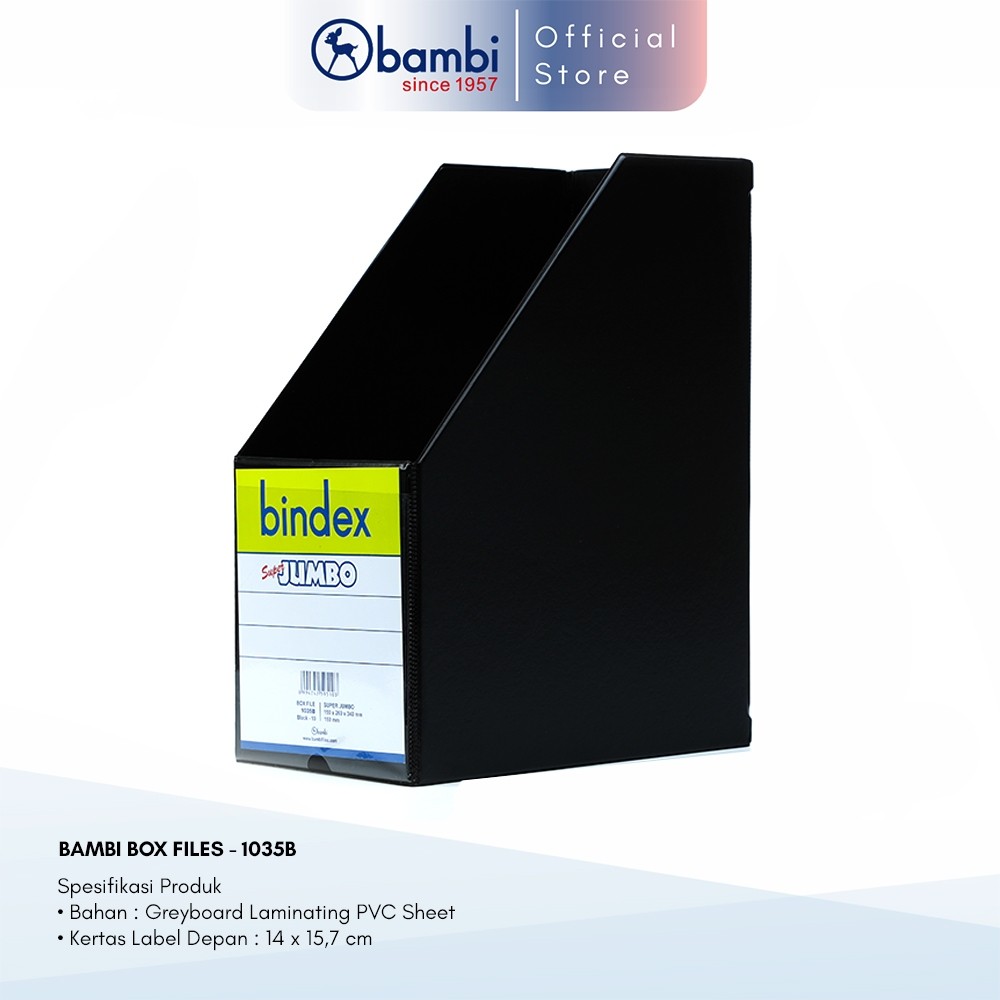 

New Bindex Box File Magazine all Color Extra Big Size 150 mm OriginalPremium