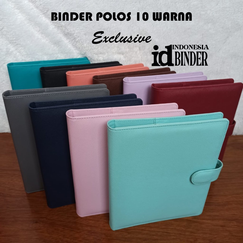 

New Binder Polos Exclusive 12 Warna Pilihan A5 Dan B5Premium