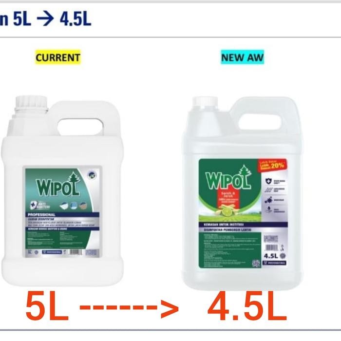 Wipol 5 liter Sereh cemara
