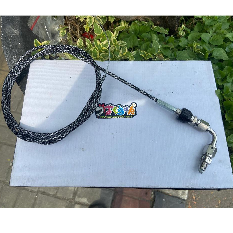 Fitting L kabel gas Spontan stenlis include kabel gas