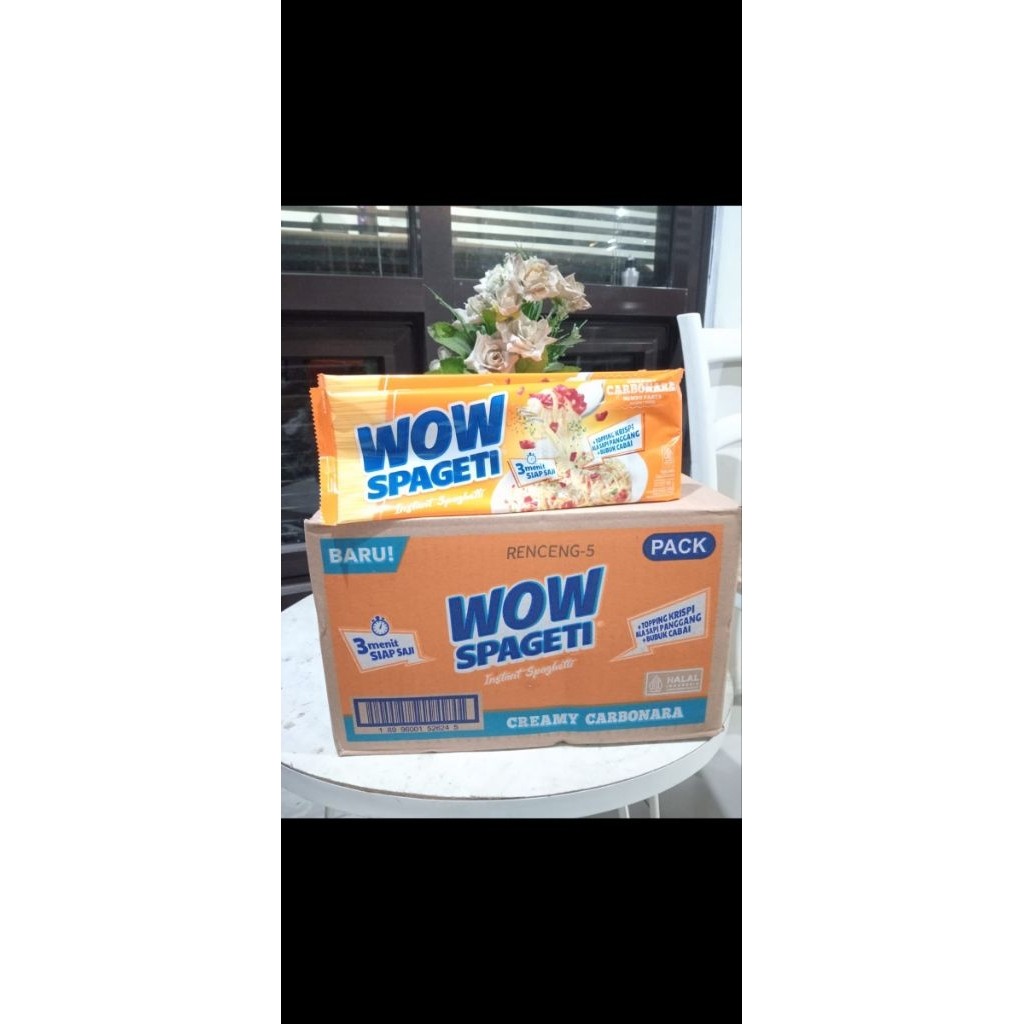 

spaghetti wow 1 karton isi 40pcs