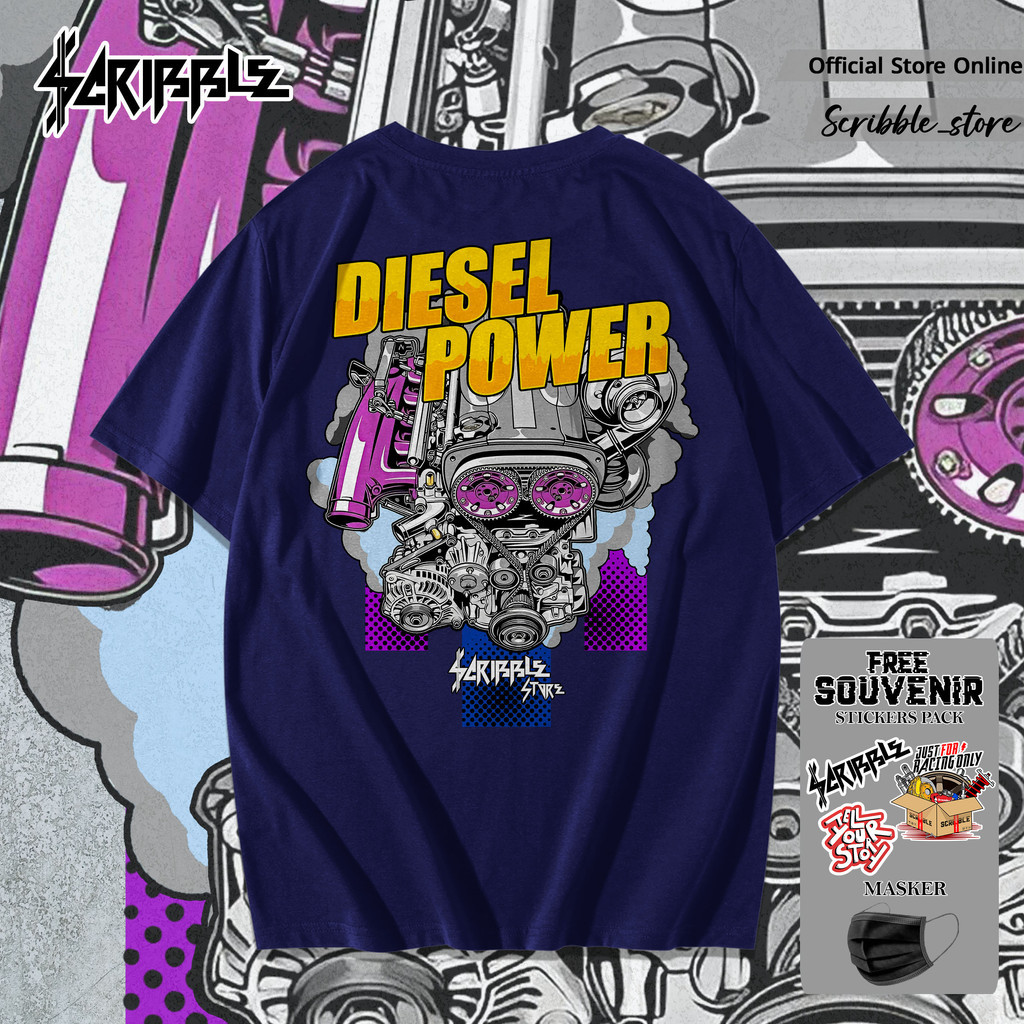 Kaos Mobil Diesel Turbo | Kaos Racing Otomotif |
