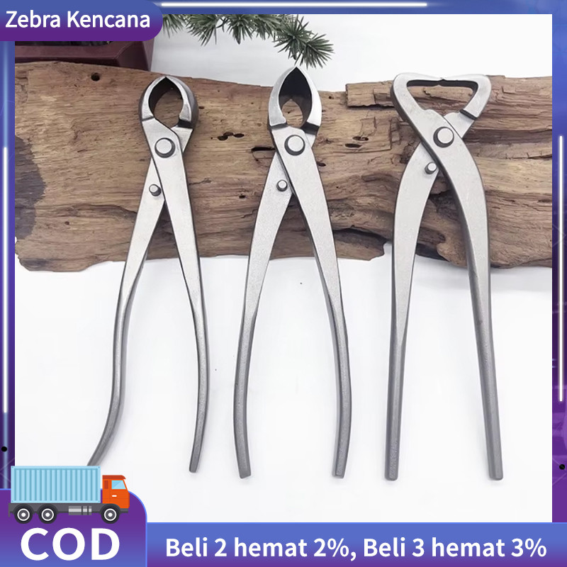 Gunting Dahan Pemotong Catok Bonsai Cembung 21cm Cabang Pohon Berkebun Tanaman Hias