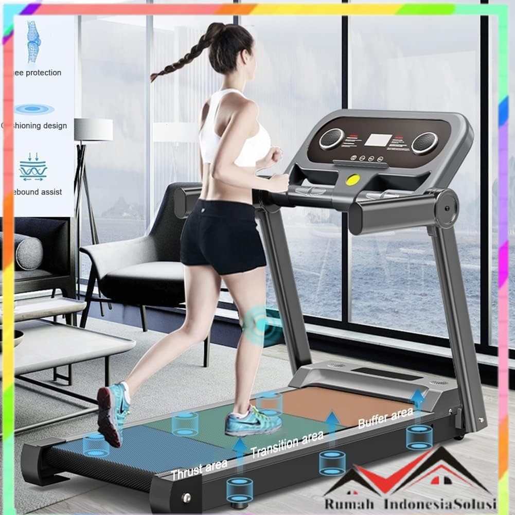 

- TaffSPORT Treadmill Elektrik Lipat Running Machine 10 Speed - M10 -