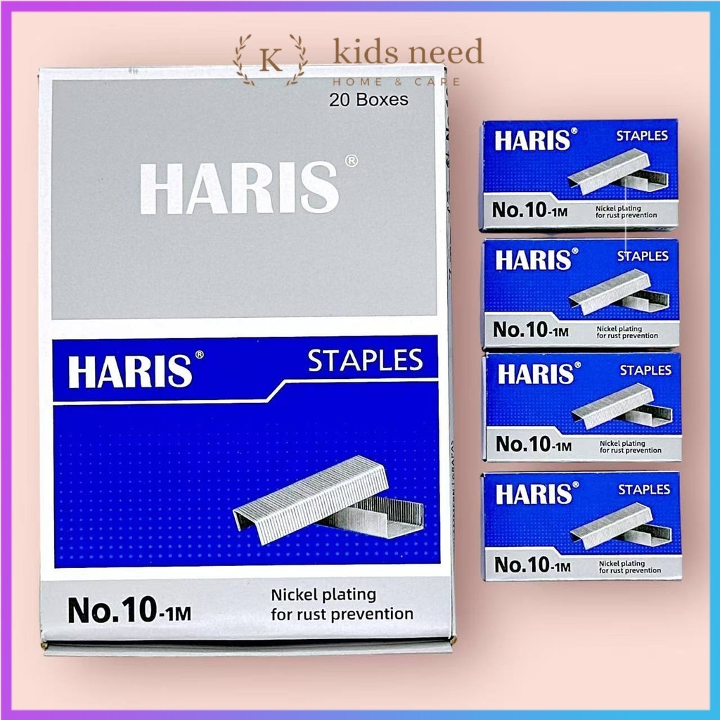 

(1box) Isi Staples No.10 Kecil Harga 1 Box Isi 20 Kotak / Isi Refill Staplers Hekter No.10-1m Termurah