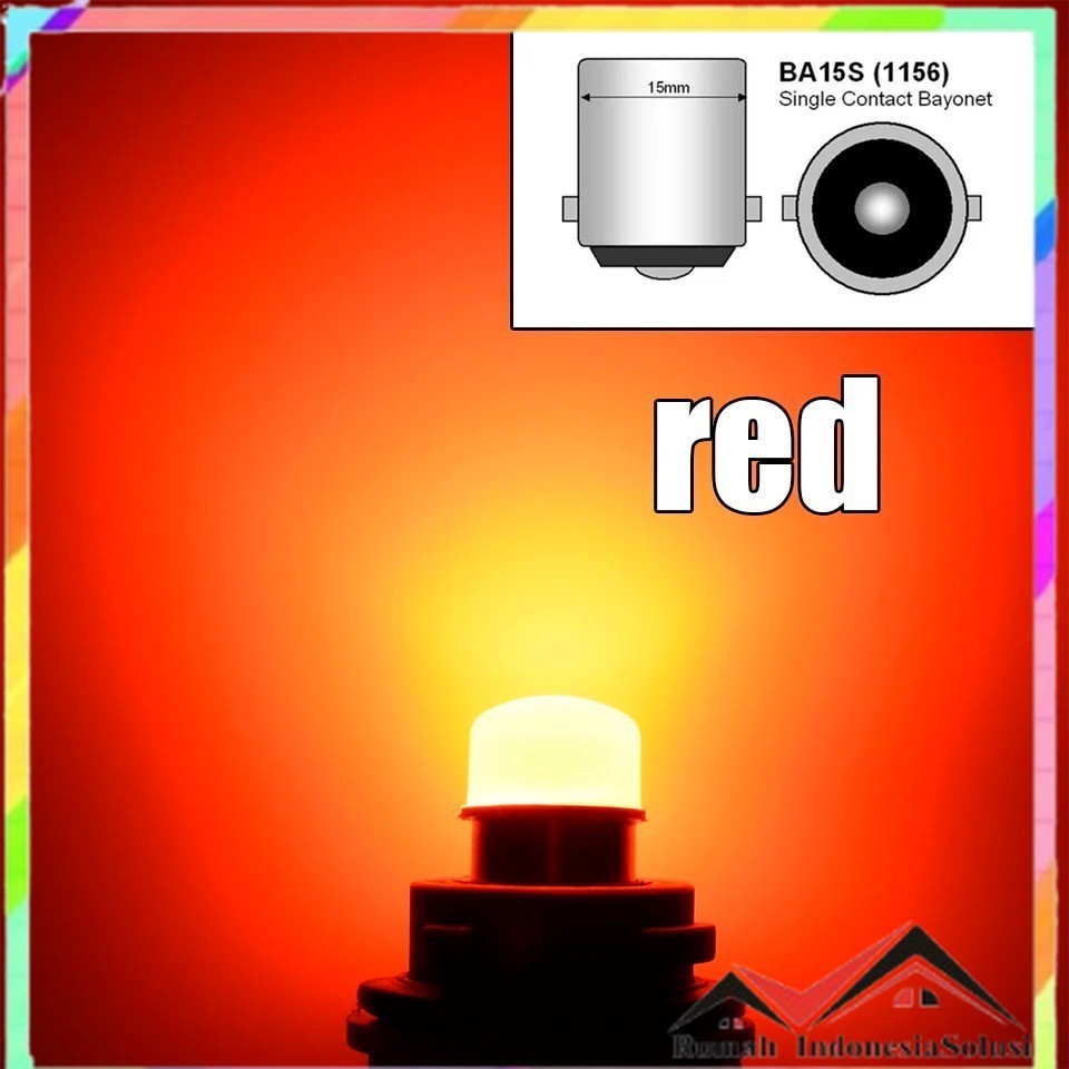 

- SEAMETAL Lampu Sein Mobil Rem Reverse LED 1156 BA15S 12-24V - ST56 -