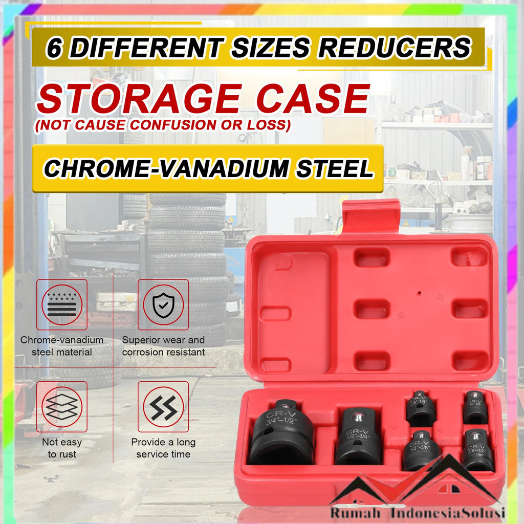 

- ODN Set Pneumatic Sleeve Adaptor Socket Reducer Repair Tool - ODN-6 -