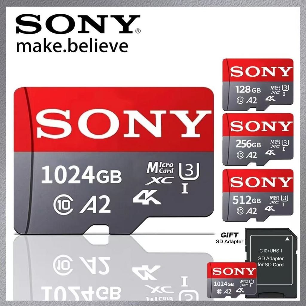 SONY Memory Card 32GB 64GB 128GB 256GB 512GB 1024GB Micro SD Card Class10 XC-1 Memory Card A1 100MB/
