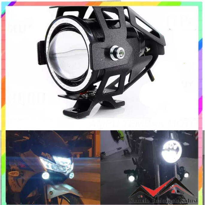 

- KONTROL Lampu Tembak Motor Transformer LED IP65 Cool White 8W - U7 -