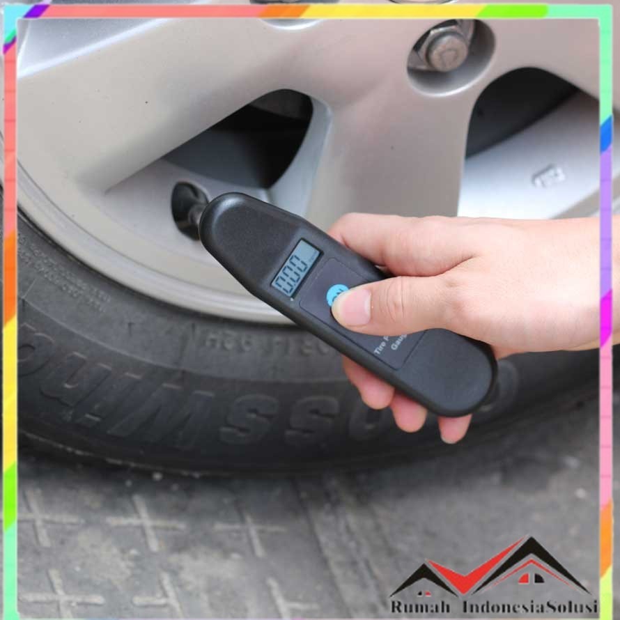 

- Zeepin Pengukur Tekanan Angin Ban Digital LCD Tire Pressure Gauge - VT800 -