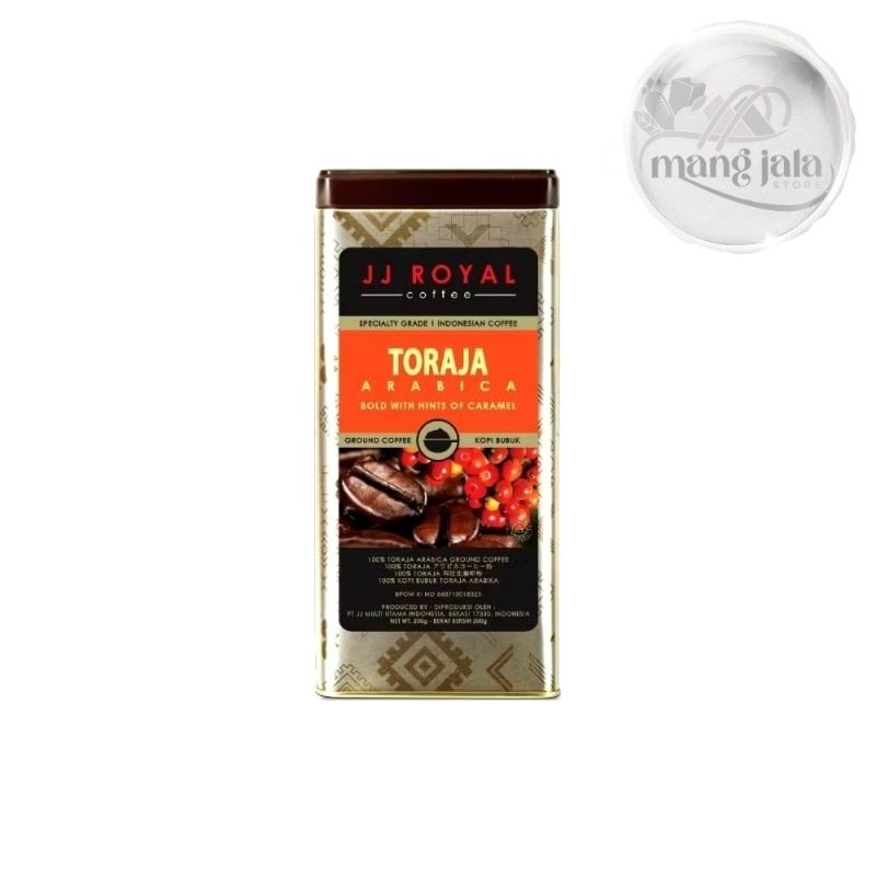 

JAMIN MURAH !!!JJ Royal Toraja Arabica Ground Tin Kopi [200 g](BISA LANGSUNG ORDER)