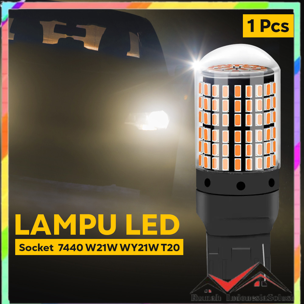 

- AILEO Lampu Sein Mobil LED Cross Flow 3014 SMD 7440 1 PCS - 3014 -