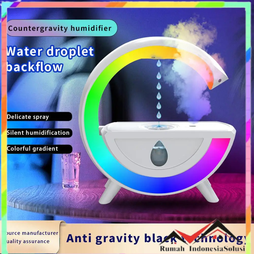 

- GFORMA G Shape LED Humidifier Aromatherapy Pelembap Ruangan 350ml - T00K8 -