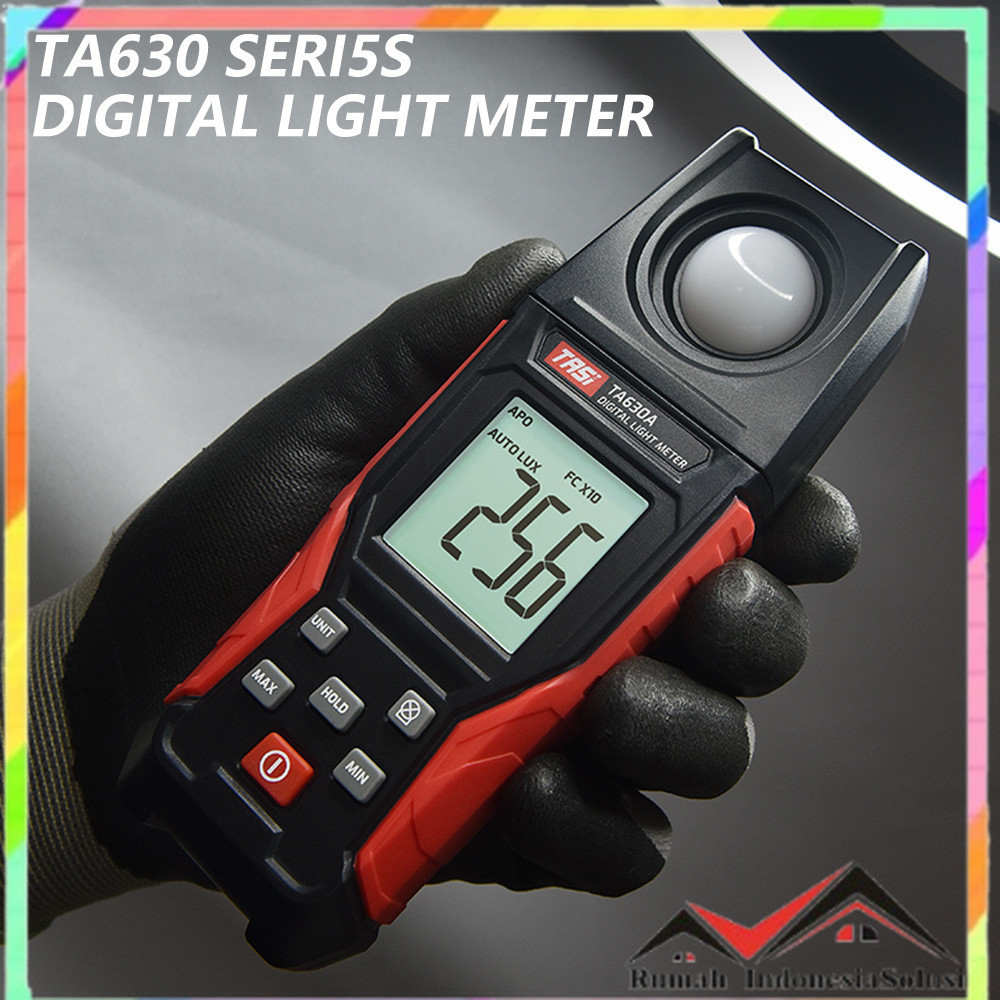 

- TASi Lux Meter Alat Ukur Intensitas Cahaya Digital LCD Screen - TA630A -