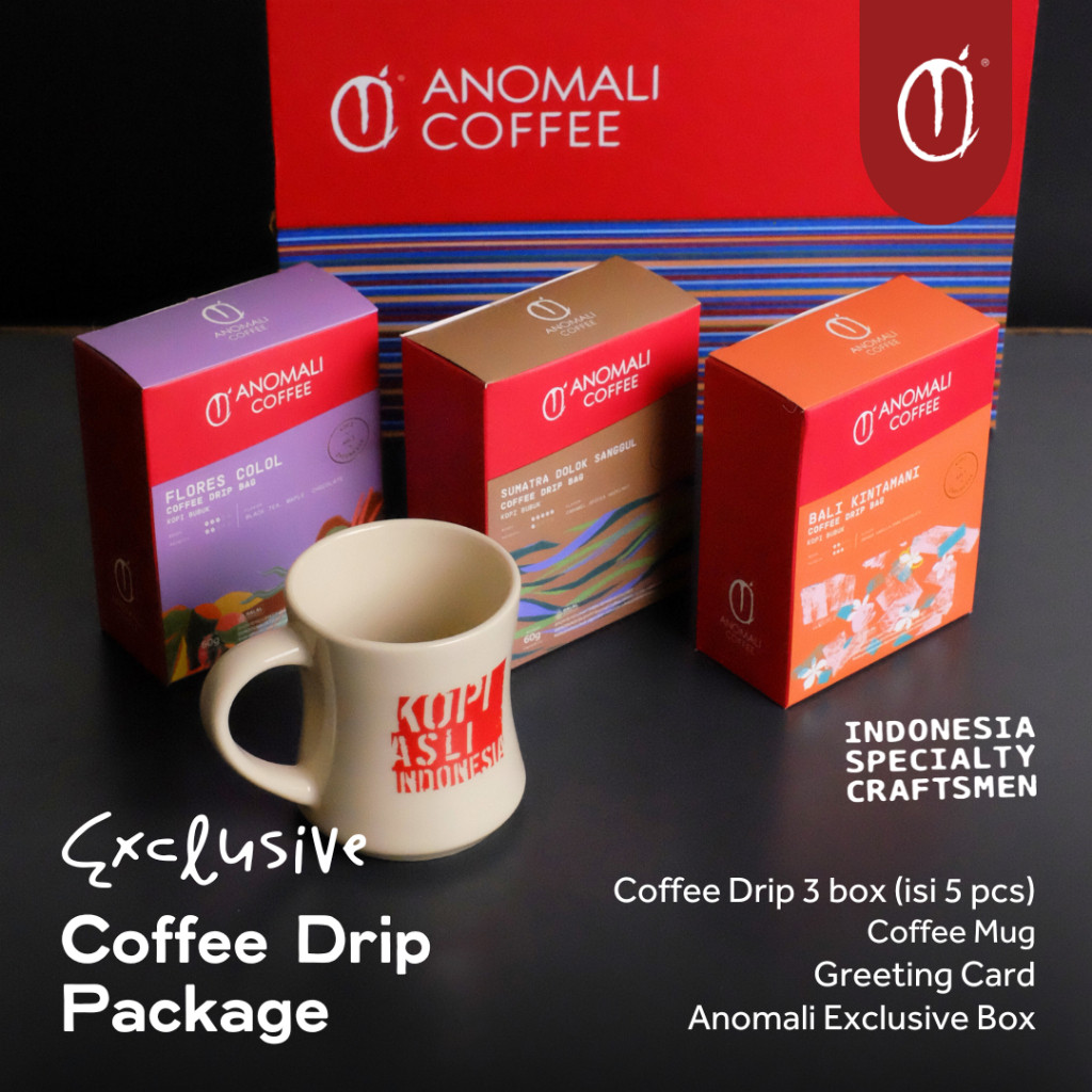 

JAMIN MURAH !!!Anomali Coffee Exclusive Coffee Drip Package Hampers(BISA LANGSUNG ORDER)