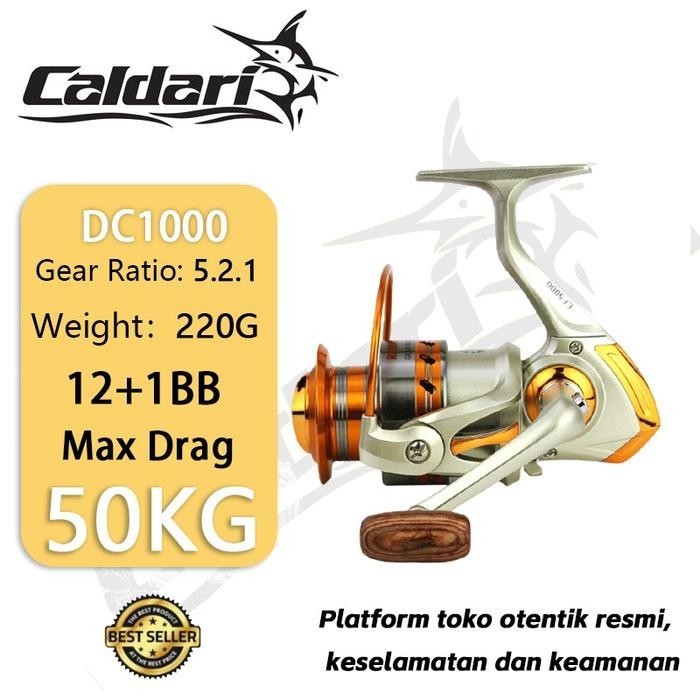 Caldari Reel Reel Pancing Power Handle Kenzi Fishing Reel Spinning Reel PancingTetapkan Penawaran Ro
