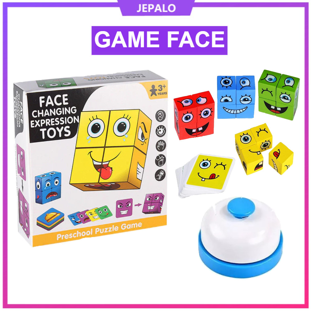

Game face ekspresi wajah / mainan ekspresi muka / Mainan Face Changing Cube Susun / mainan Ekspresi Muka Puzzle Game Fun