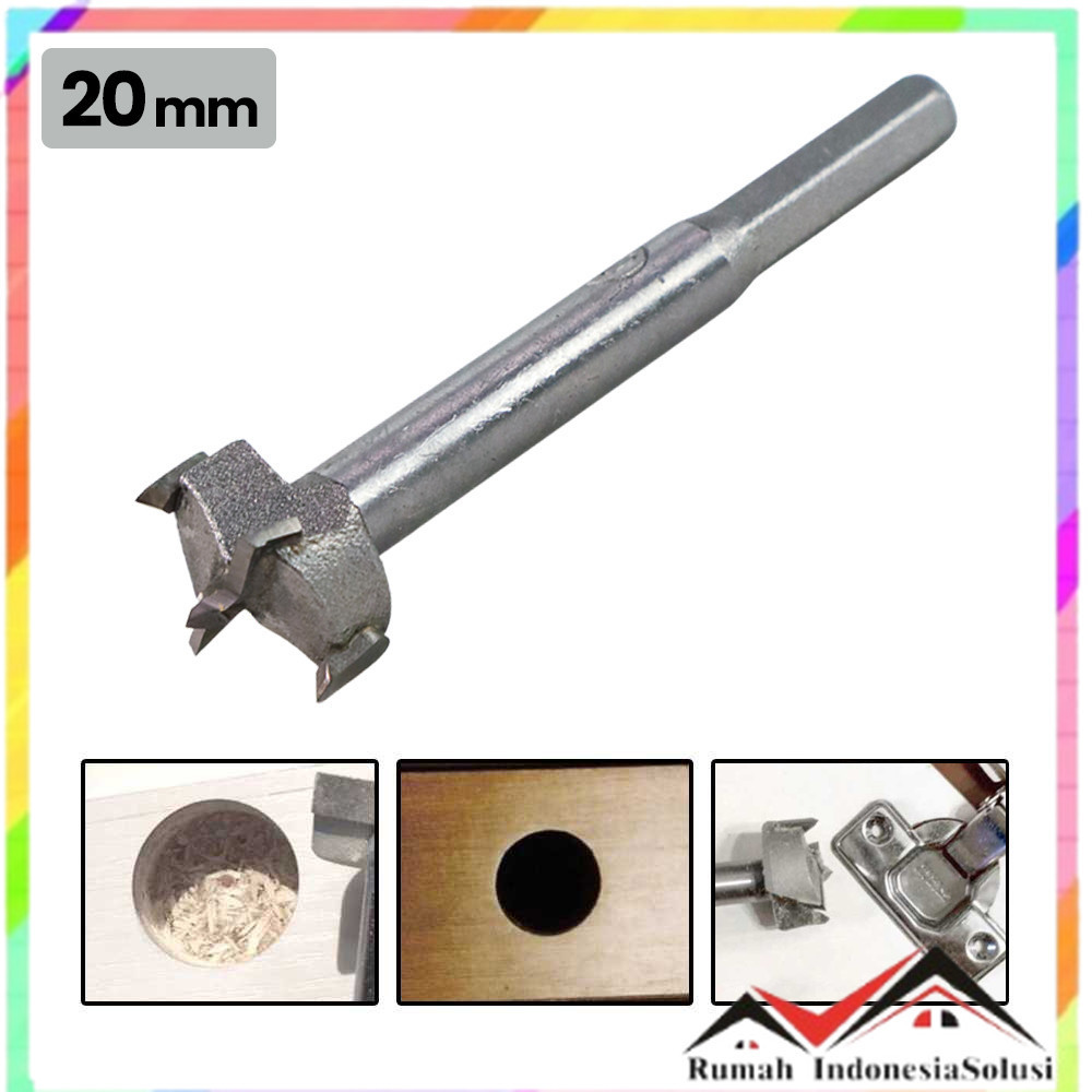 

- Vsharp Mata Bor Pelubang Kayu Wood Forstner Drill Bit 1 PCS - 430 -