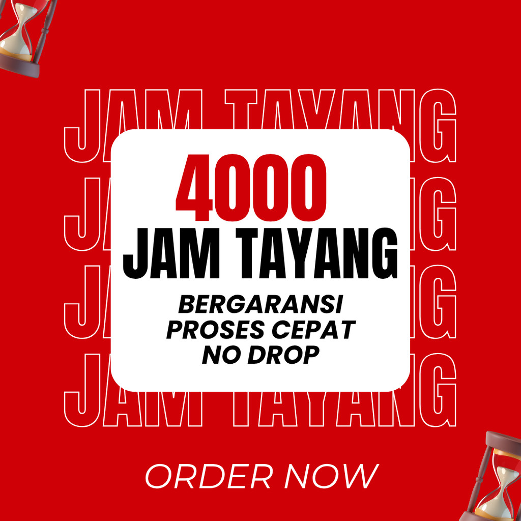 4000 JAM TANGAN BUKAN TAPI JAM TAYANG YT || GARANSI PROSES CEPAT