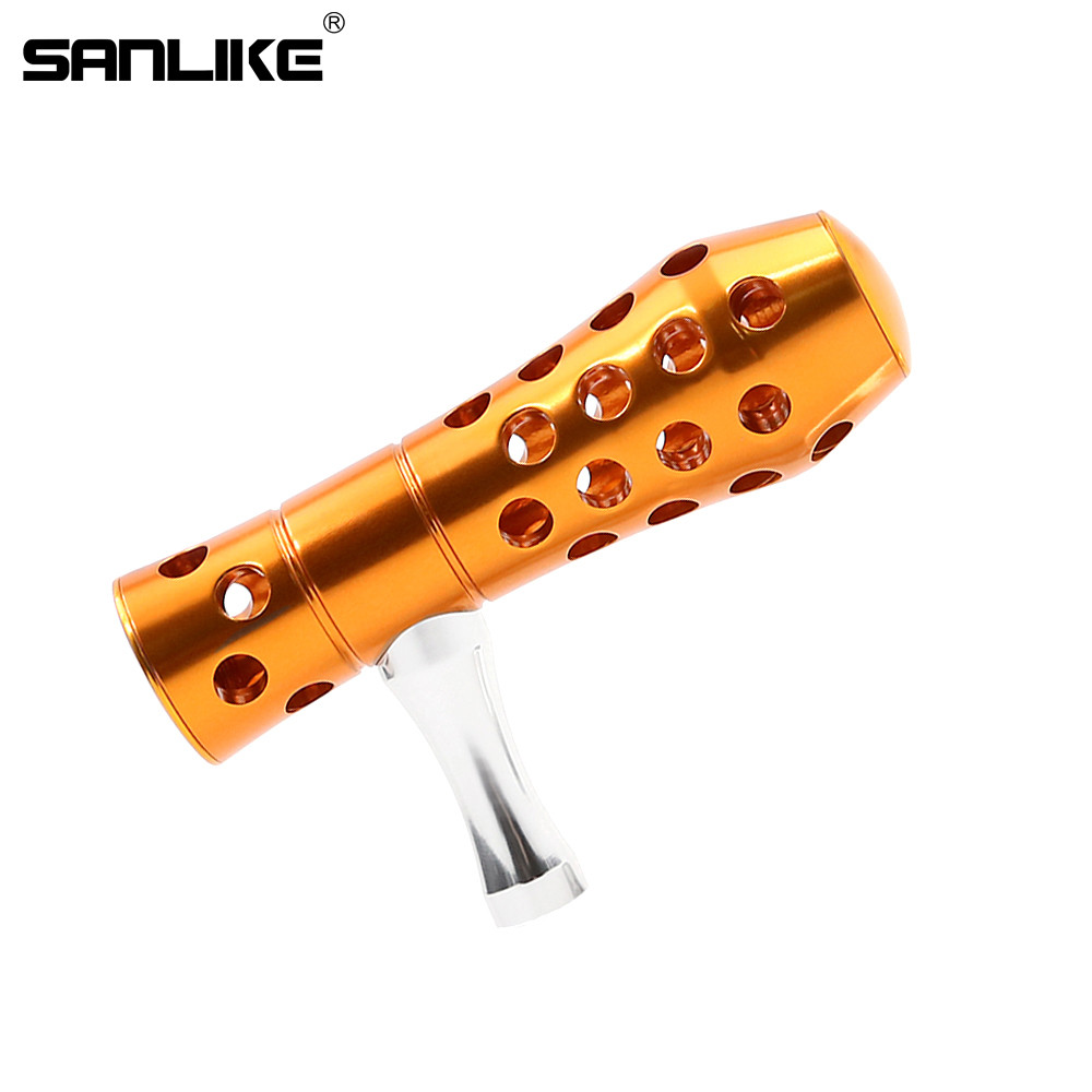 SANLIKE Fishing Reel Handle Aluminum Handle Knob Suitable for Shimano Type B & Daiwa Type L Replacem