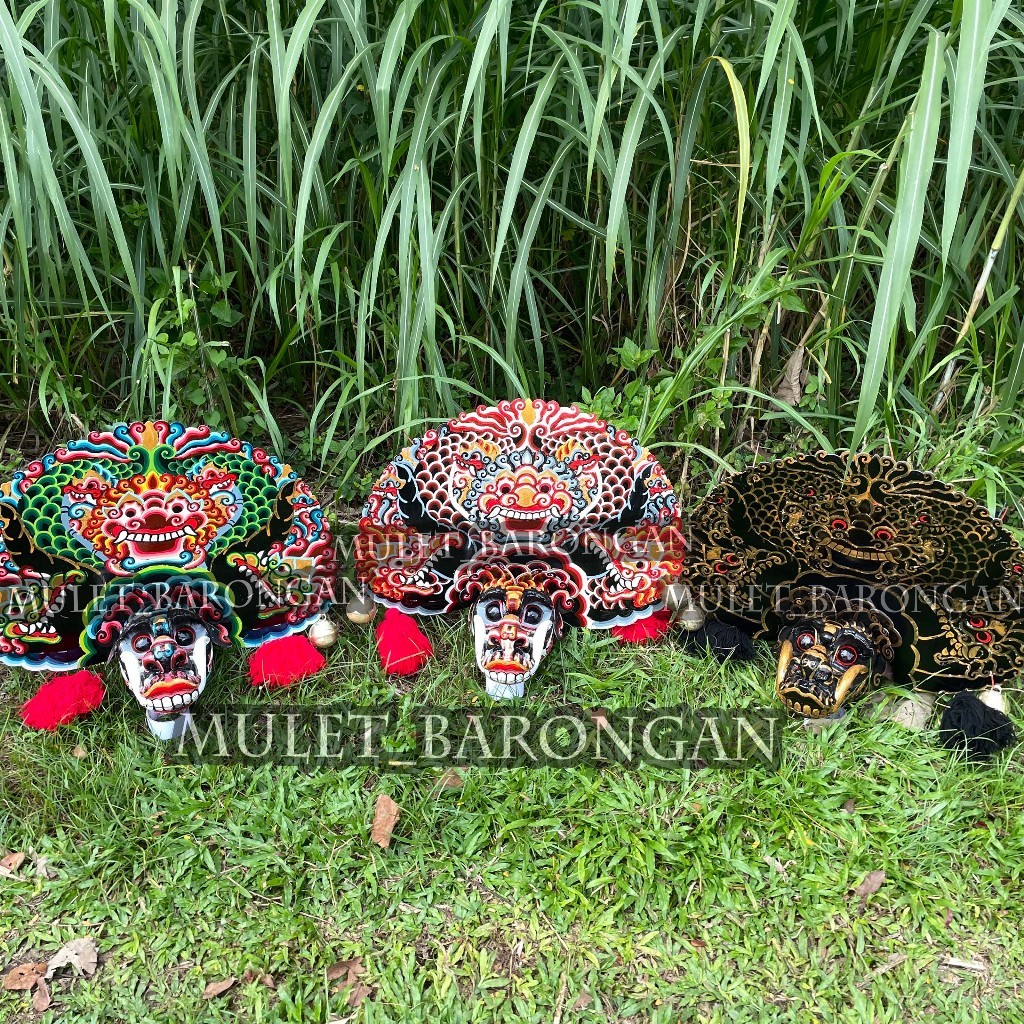 #@$ Barongan Siung Gantung Hijau Ukuran 18 anJamang Drem Full Tatah Free klinting $#