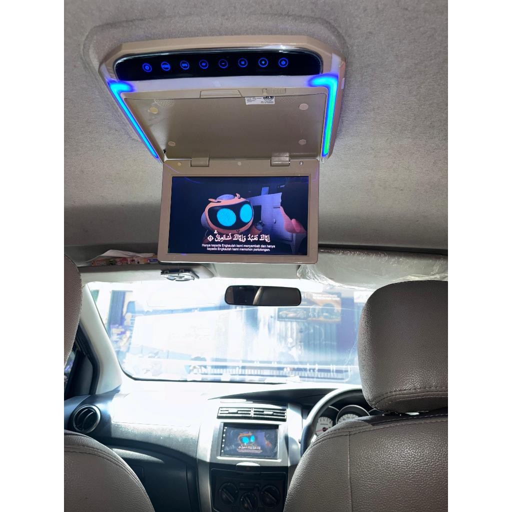 Tv Rup / TV Plafond Mobil 10 inch Brand AMC - Ukuran 10 inch Vvy ai See Tv Atap Mobil 10 inch