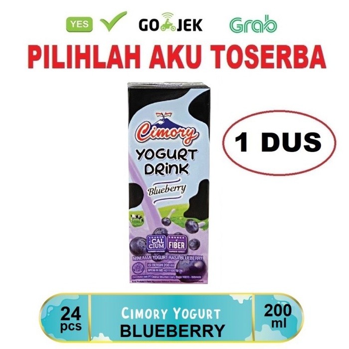 

CIMORY YOGURT Drink BLUEBERRY 200 ml - ( HARGA 1 DUS ISI 24 pcs )