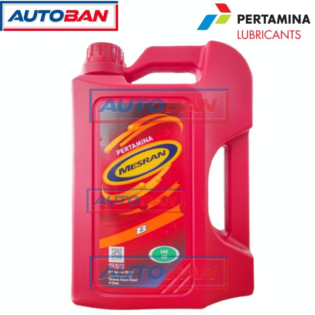 OLI PERTAMINA MESRAN B 40 4 LITER ORIGINAL