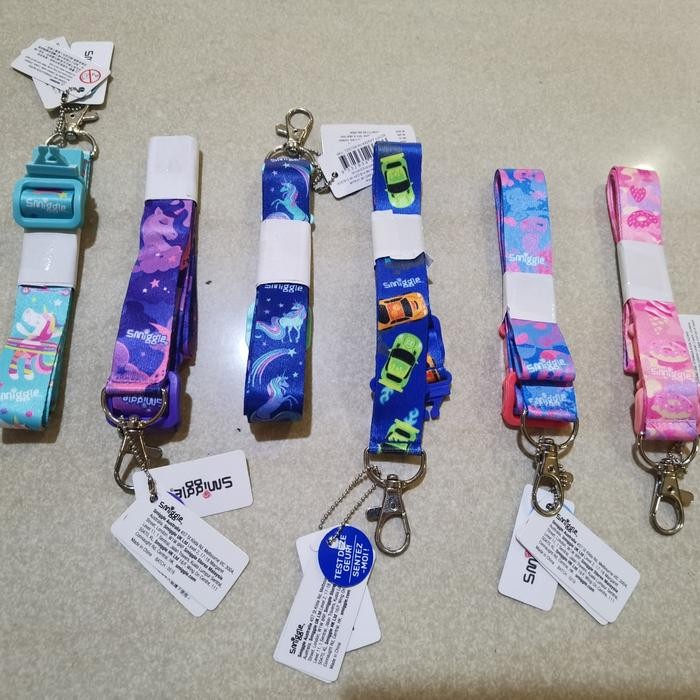 

READY Smiggle Tali Lanyard / Tali Name Tag Smiggle Original Motif Boy & Girl