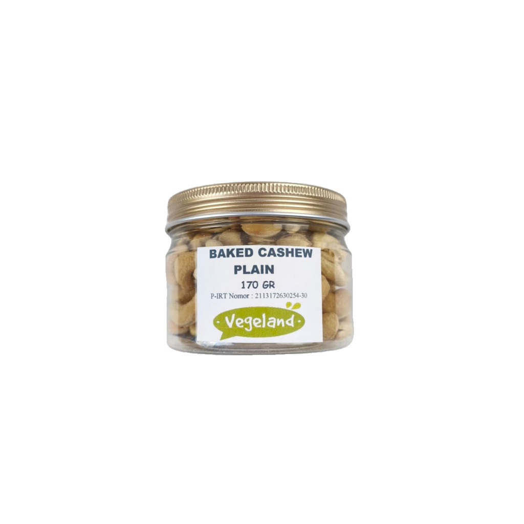 

Baked Cashew Plain Vegeland 170Gr Kacang Mete Panggang