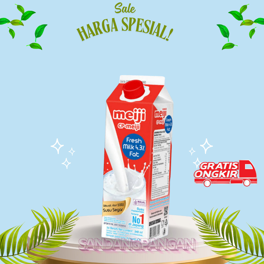

SUSU MEIJI FRESH MILK 946 ML / Meiji Fresh Milk / CP Meiji Milk