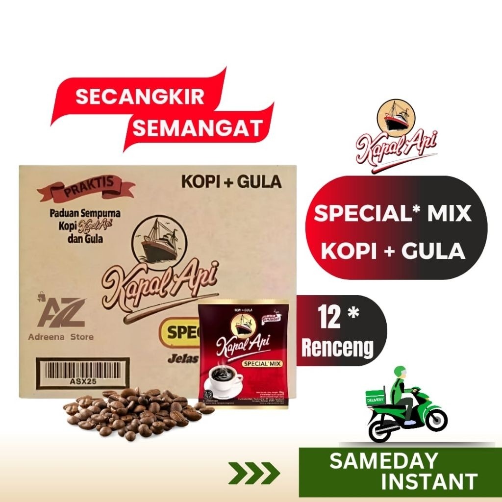 

Kopi Kapal Api Spesial Mix 1 Dus | Kapal Api Mix