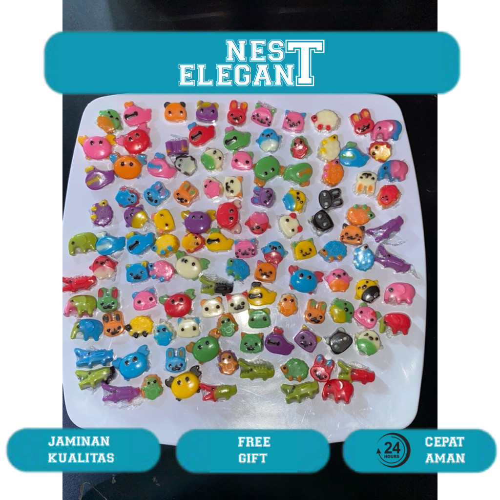 

coklat zoo mini isi 100+20pcs