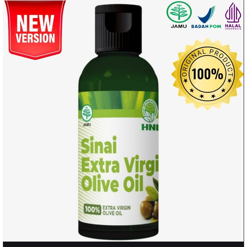 Extra Virgin Sinai Olive Oil HNI HPAI Minyak Zaitun Murni Asli Untuk Konsumsi Rambut Kulit Wajah