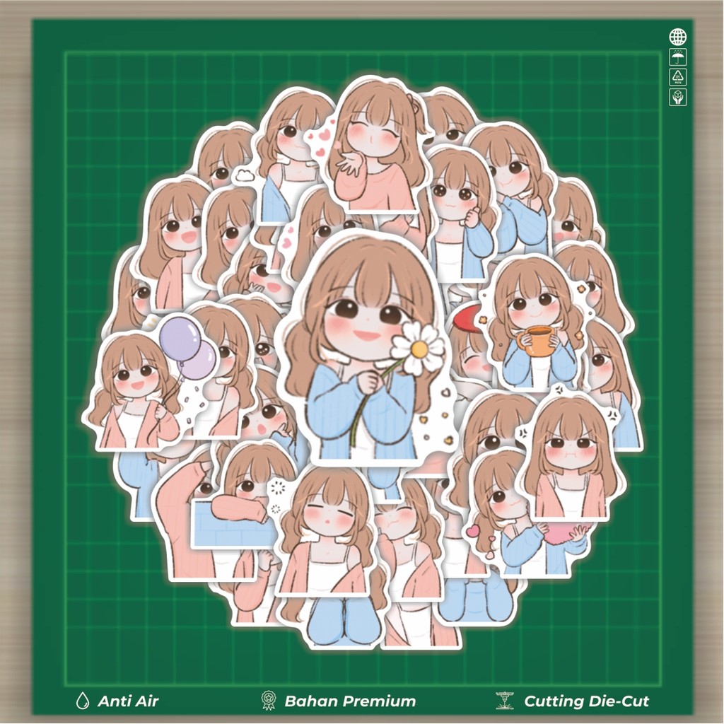 

HOT 50 PCS STIKER Stiker Maple Girls Stiker Fashion Cars Decal Dingin Kartu Album Custom Vinyl Anti Air- Sticker Aesthetic Buku Journal Koper Casing HP Tablet Laptop Helm Motor Botol Minum