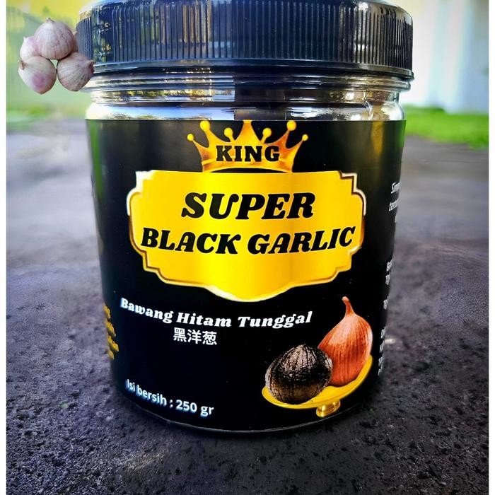 

SUPER BLACK GARLIC -BAWANG HITAM TUNGGAL 250 GRAM