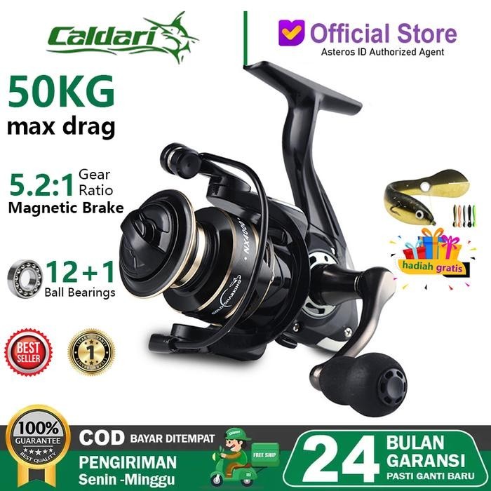 Caldari saltwater reel Spinning Reel fishing reel Mesin Pancing Rod mesin murah NX2000-7000 Spinning