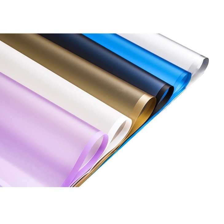 

[ 20 LEMBAR ] Flower Wrapping Paper Transparan List Kertas Buket Bunga Korea Cellophane KB05 - LILAC