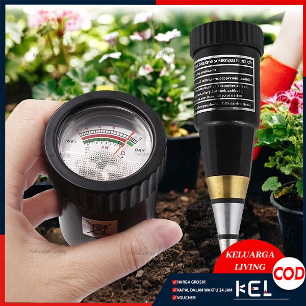 Alat Penggukur Tanah Soil Ph Mete 2 in 1 Pen Type PH Meter Soil Analyzer Tester Meter Alat Ukur PH T