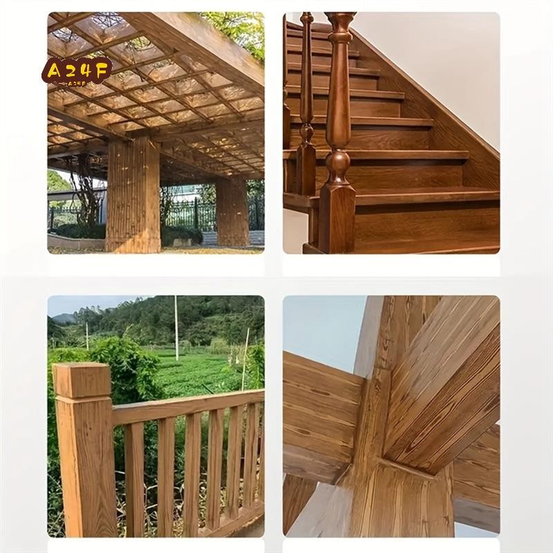 

A24F-Rubber Paint Roller DIY Paint Texture Pigment Printing Wall Painting Roller With Handle