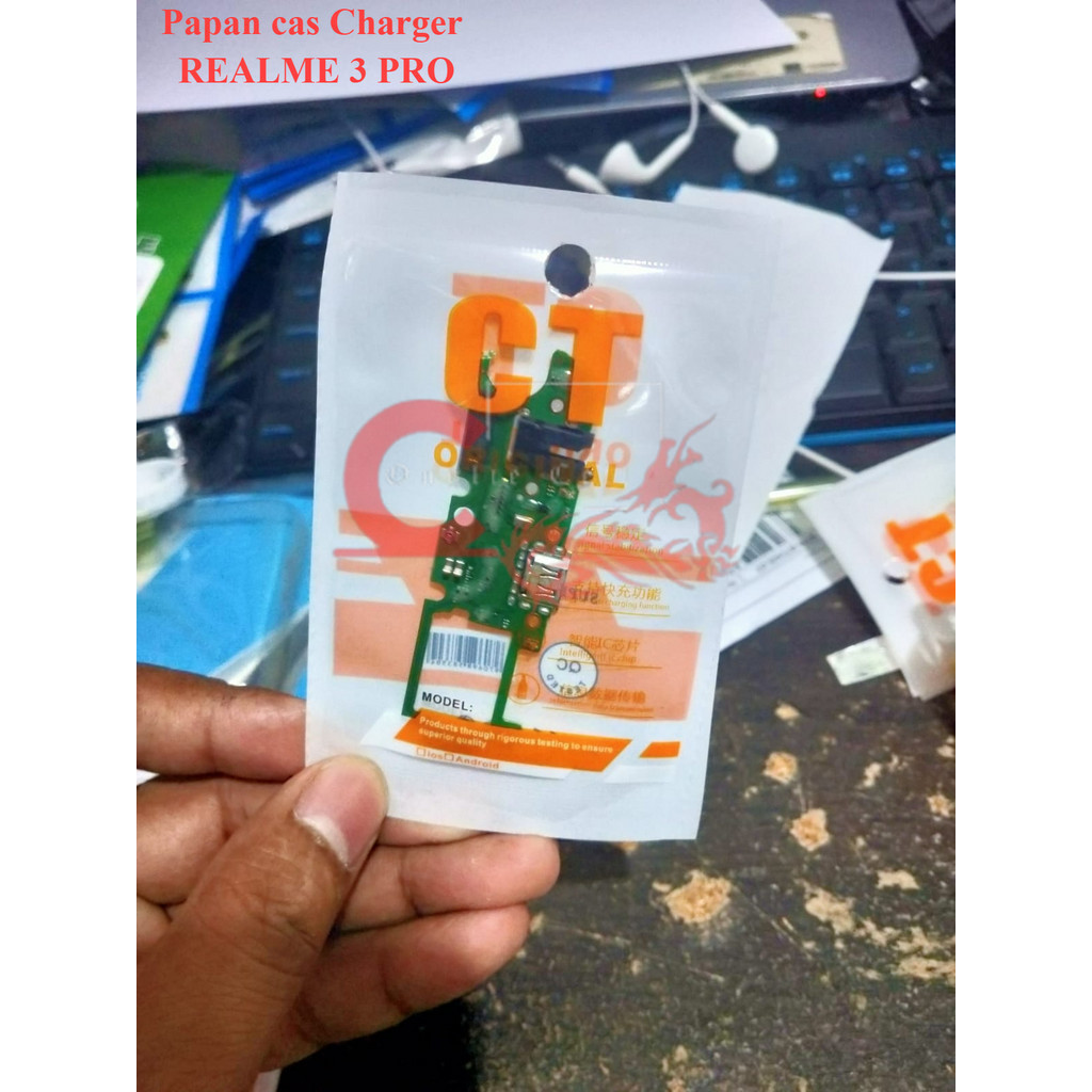 Fleksibel Flexible Konektor PCB Papan cas Charger REALME 3 PRO ORI 100%