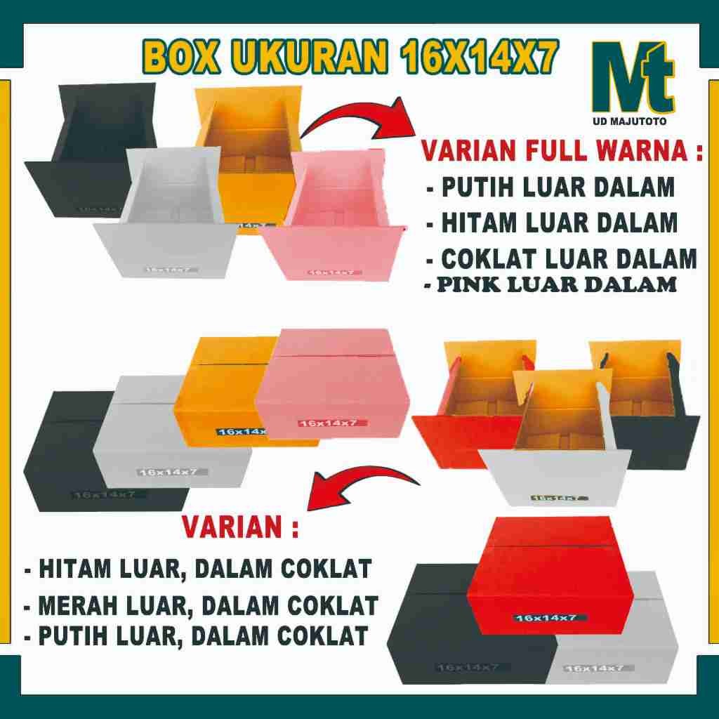 Box 16x14x7 Cm / Box Packing / Kardus Polos